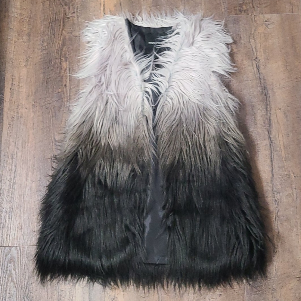 Faux fur vest